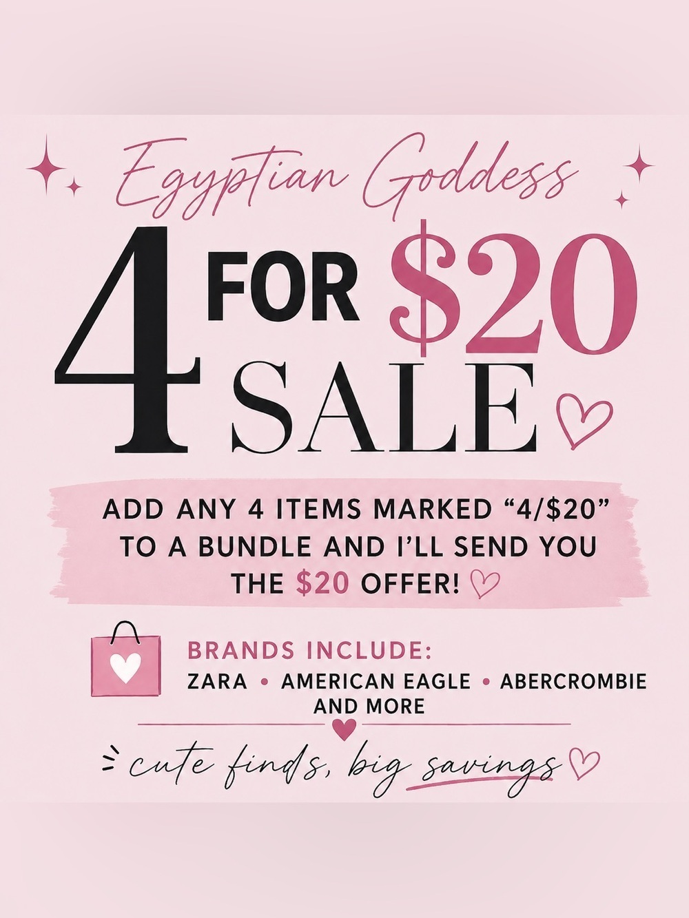 4/$20 SALE 💖 Bundle Deal | Zara, AE, Abercrombie + More l Summer Vacation